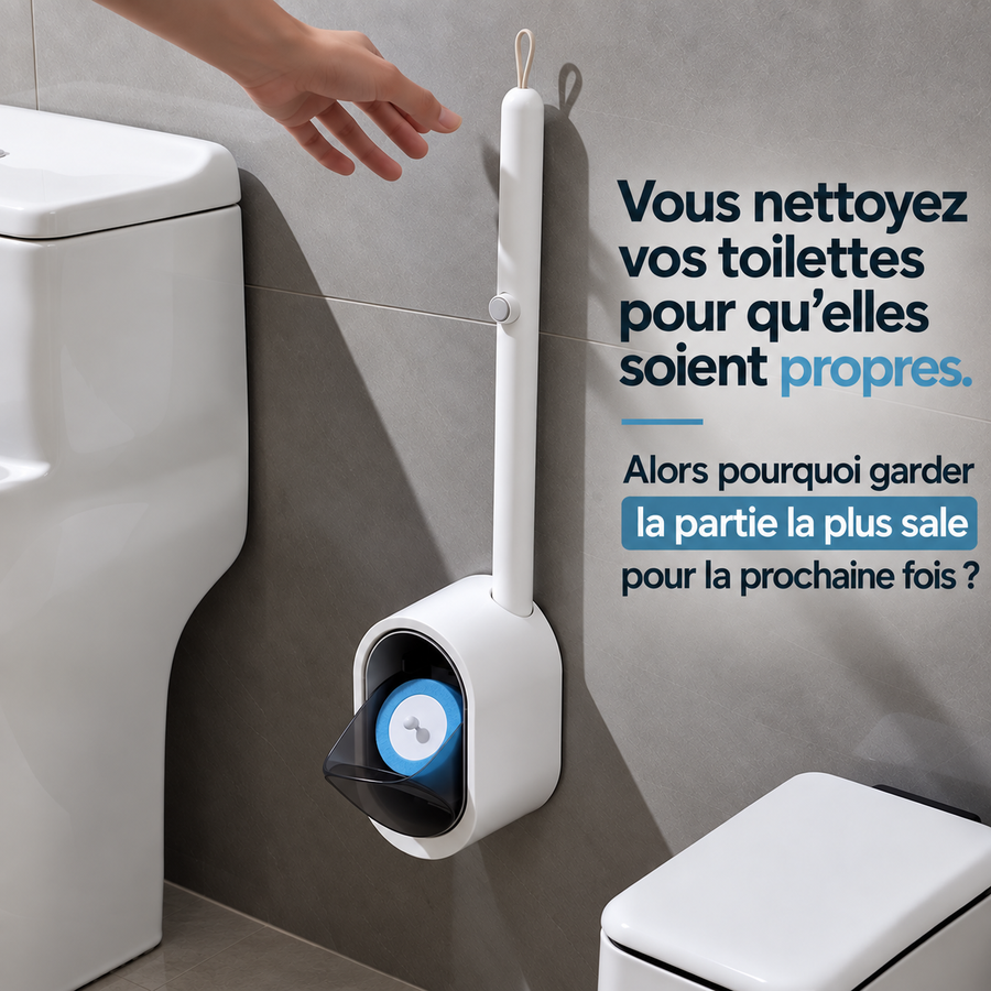 Brosse WC Lavéo 2.0 à tête jetable